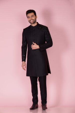 Black Suiting Fabric Jacket