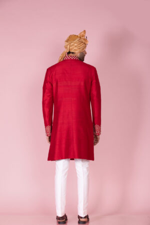 French Knot & Zardosi Embroidered Sherwani