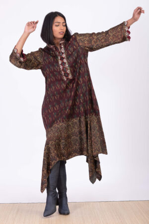 Chestnut Natural Dye Kaftan