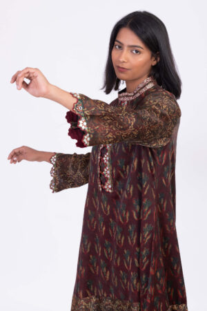 Chestnut Natural Dye Kaftan